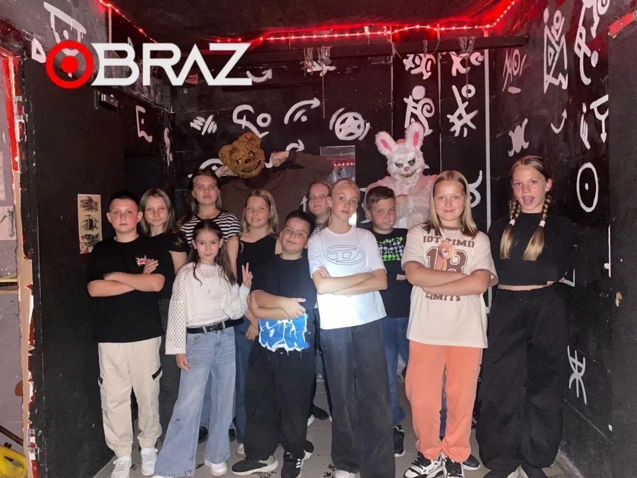 Дети 8-12 лет на детском квесте OBRAZwill — без страха, только приключение