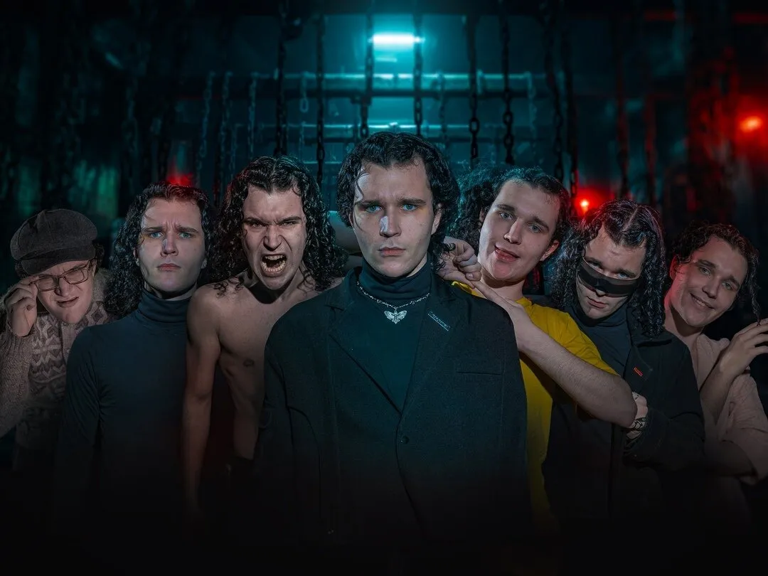 Команда участников после прохождения хоррор-квеста в OBRAZwill Пенза