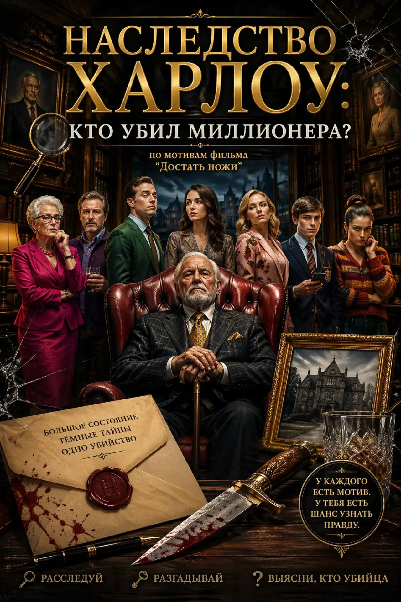 Наследство Харлоу — детективный квест в Пензе